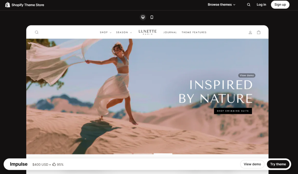 Shopify Impulse Tema